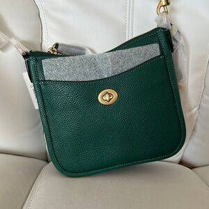NWT coach bag green